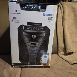 MaxPower Bluetooth Portable Speaker/karaoke Machine